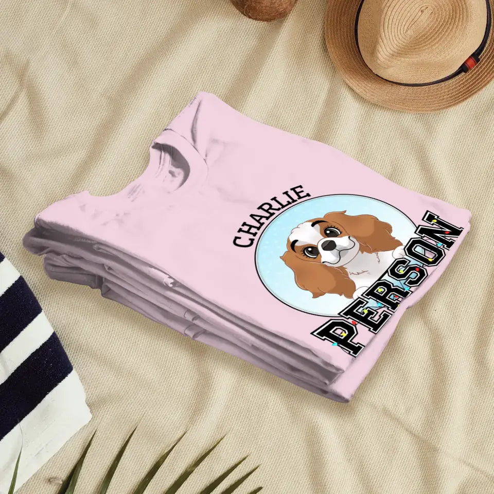 Dog Person - Custom Name - Personalized Gifts for Dog Lovers - Unisex Sweater