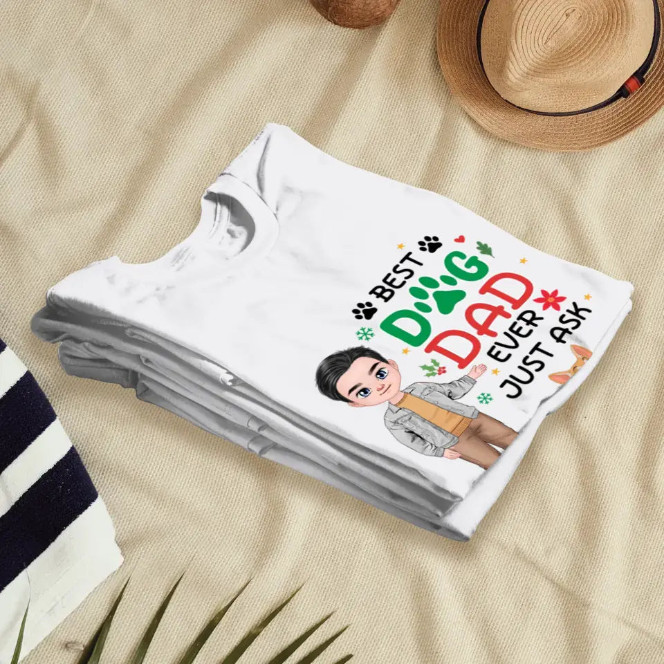 Best Dog Dad Ever - Custom Quote - Personalized Gifts For Dog Lovers - Unisex T-shirt