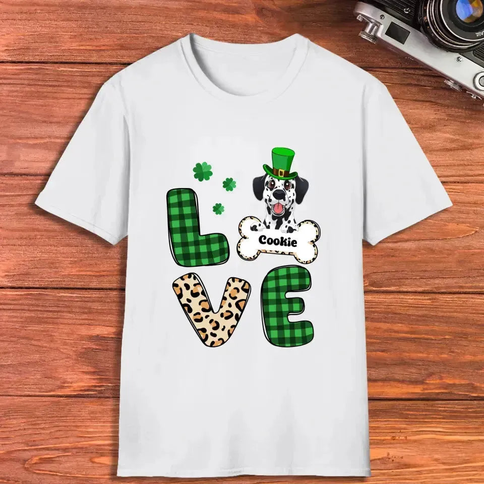 Dog Lover, Patrick's Day - Custom Name - Personalized Gifts For Dog Lovers - Unisex Sweater