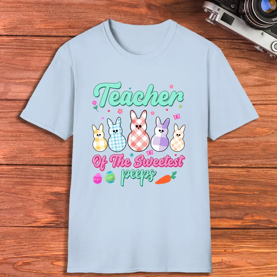 Teacher Of The Sweetest Peeps - Personalized Gifts For Teachers - Unisex Sweater