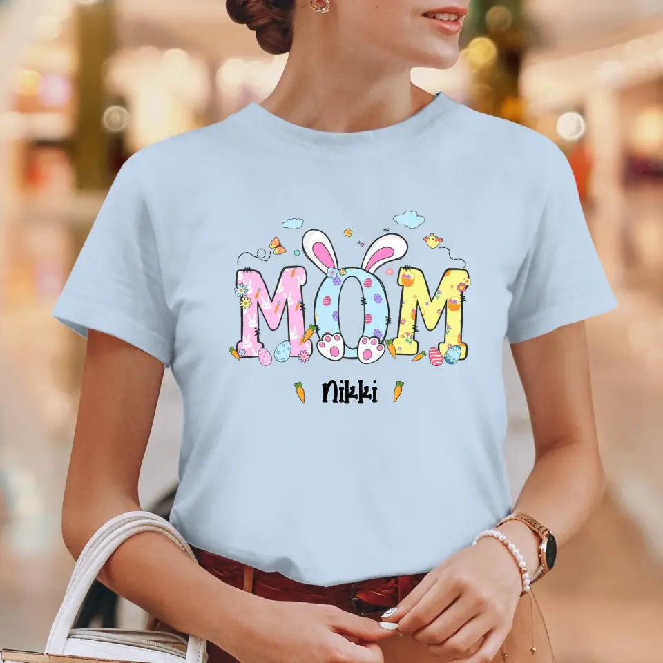 Mama Bunny Easter - Custom Name - Personalized Gifts For Mom - Sweater