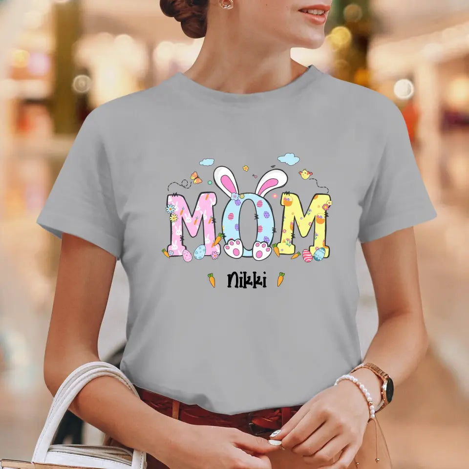 Mama Bunny Easter - Custom Name - Personalized Gifts For Mom - Sweater