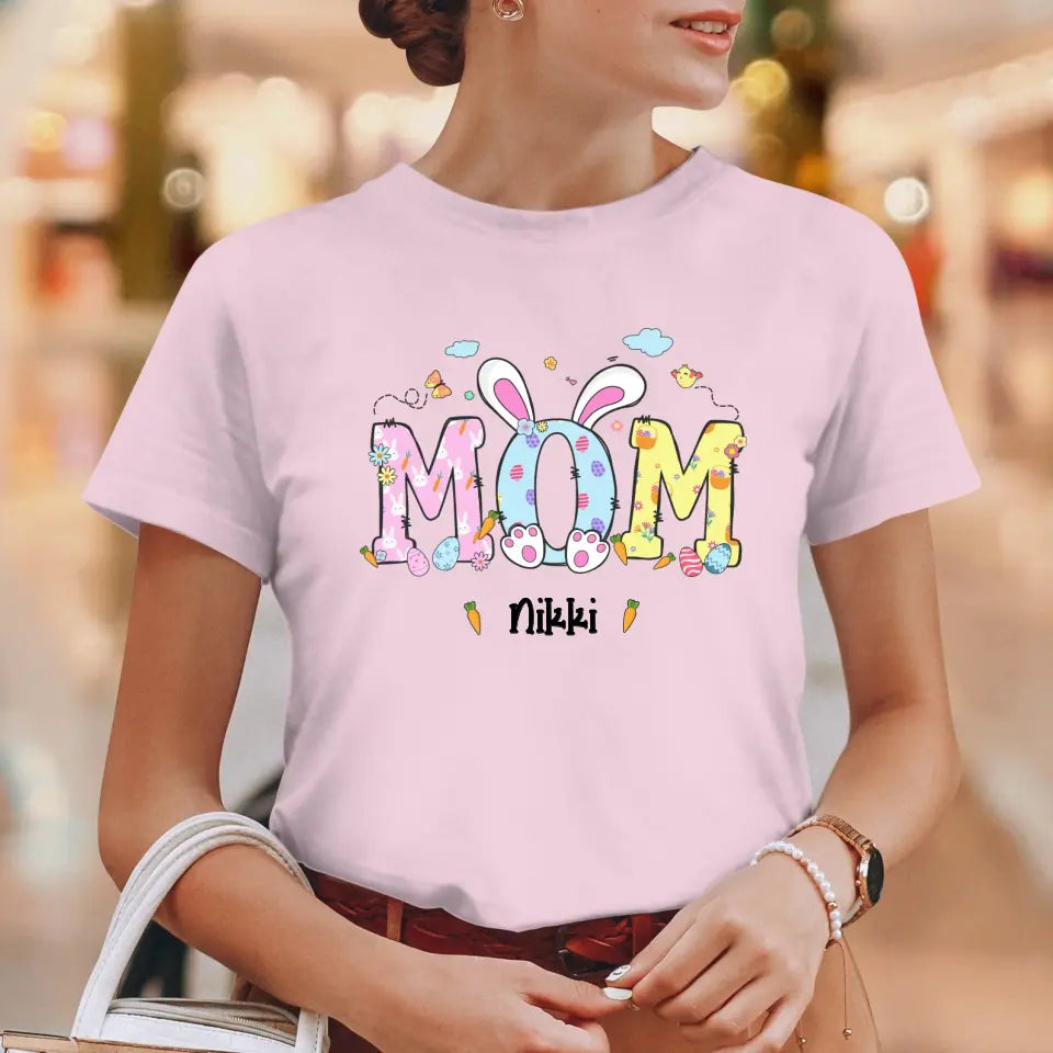 Mama Bunny Easter - Custom Name - Personalized Gifts For Mom - Sweater