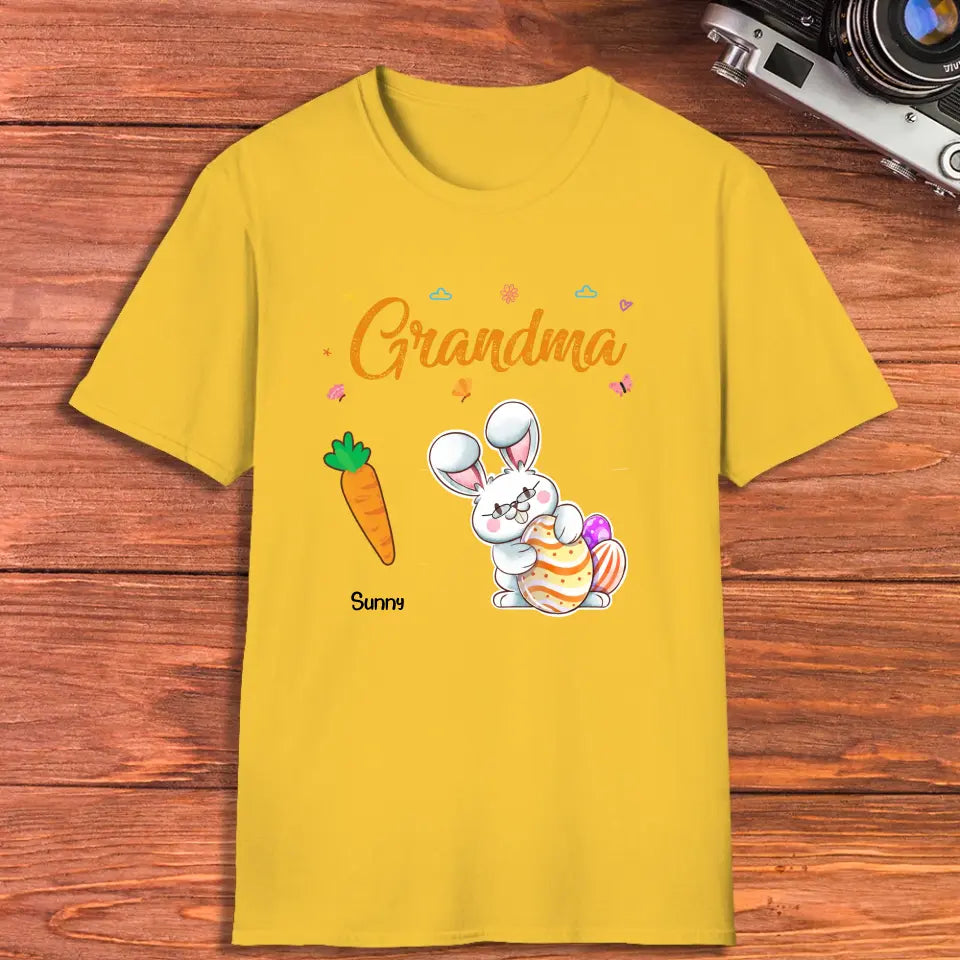 Grandparents Bunny And Carrots - Personalized Gifts For Grandparents - Unisex Hoodie