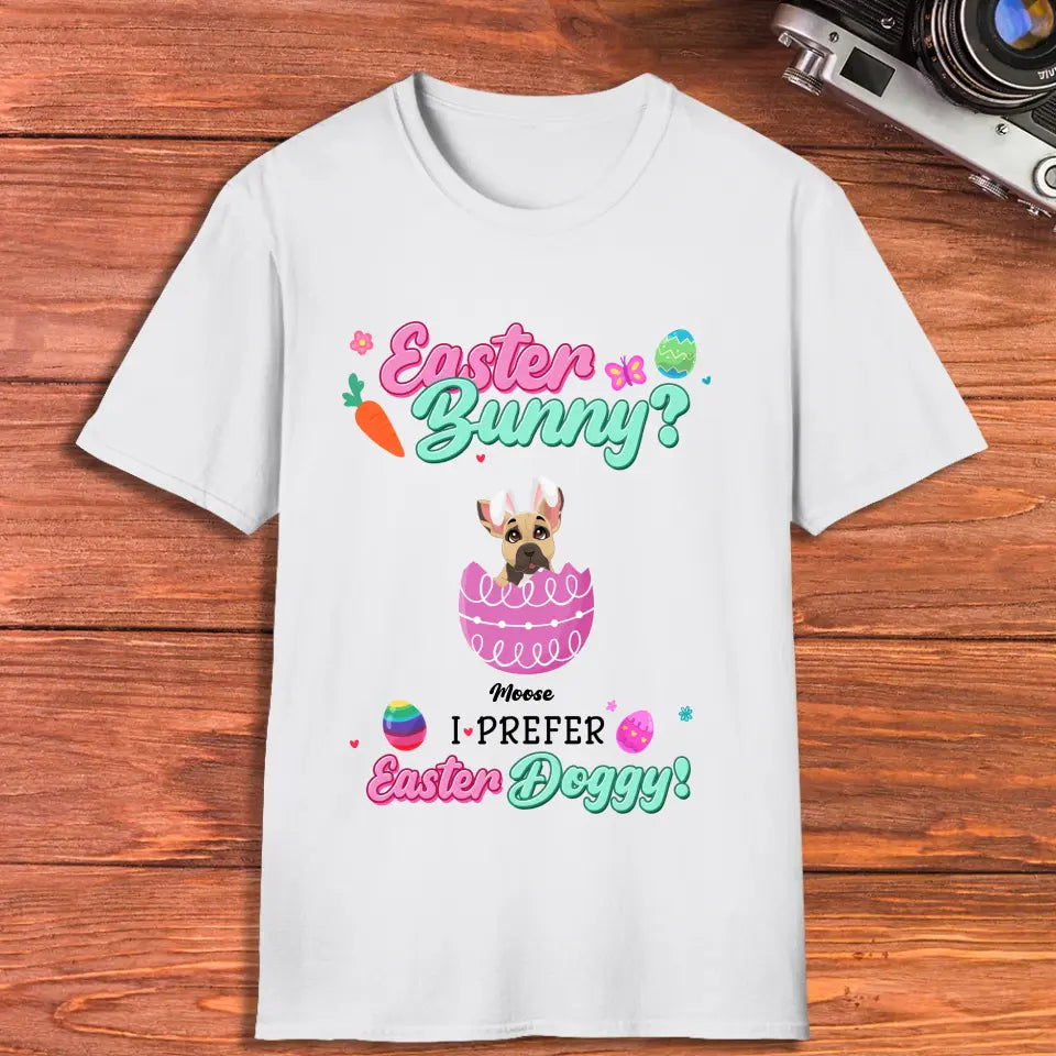 I Prefer Easter Doggy - Custom Name - Personalized Gifts For Dog Lovers - Unisex Sweater