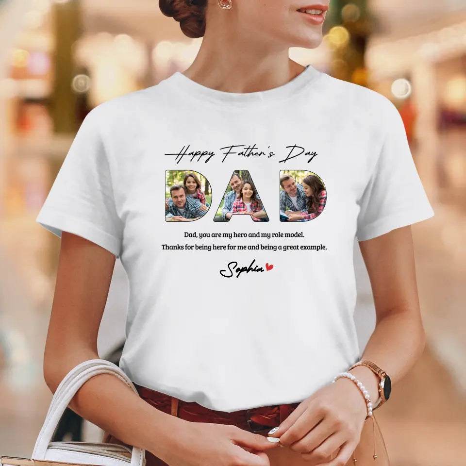 Dad, You Are My Hero And My Role  - Personalized Gifts For Dad - Unisex Sweater