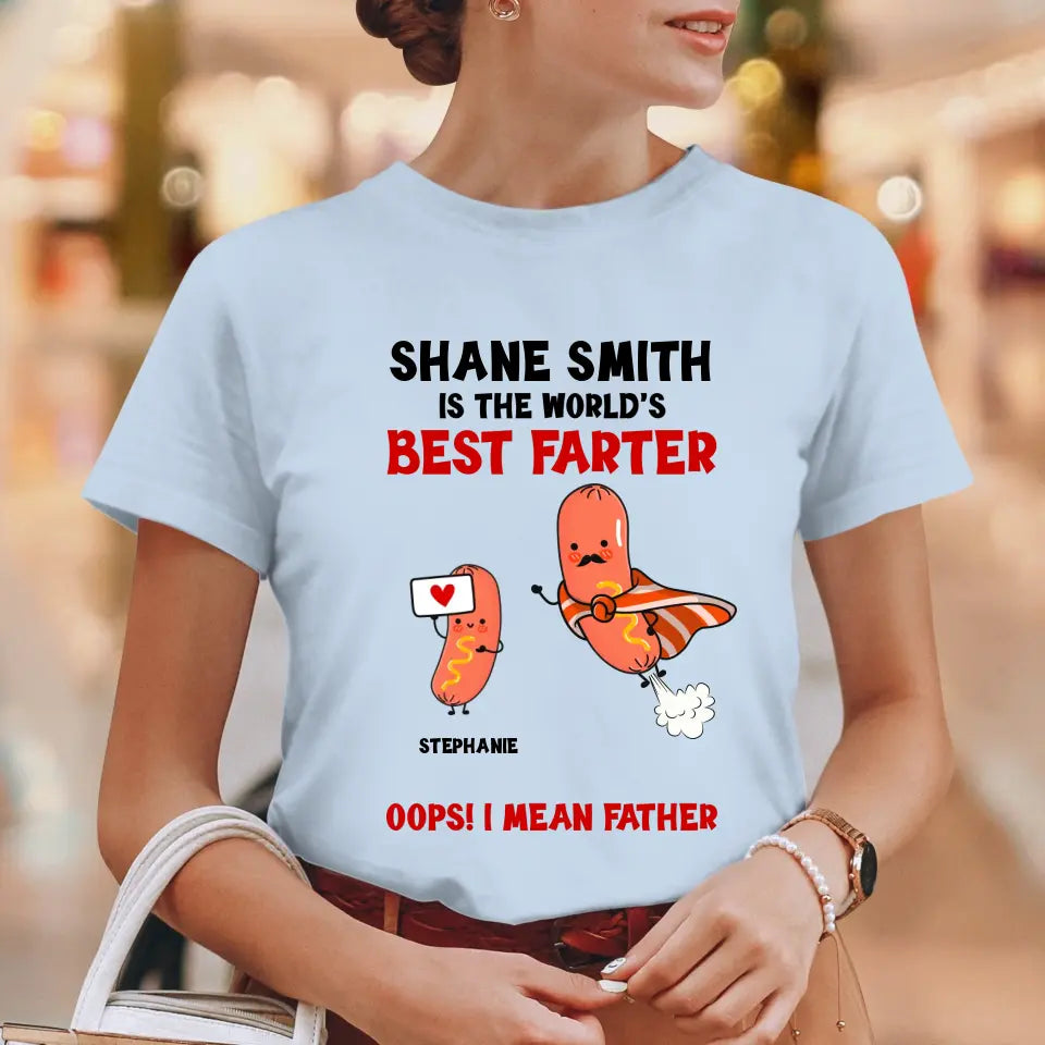 The World's Best Farter - Personalized Gifts For Dad - Unisex Sweater