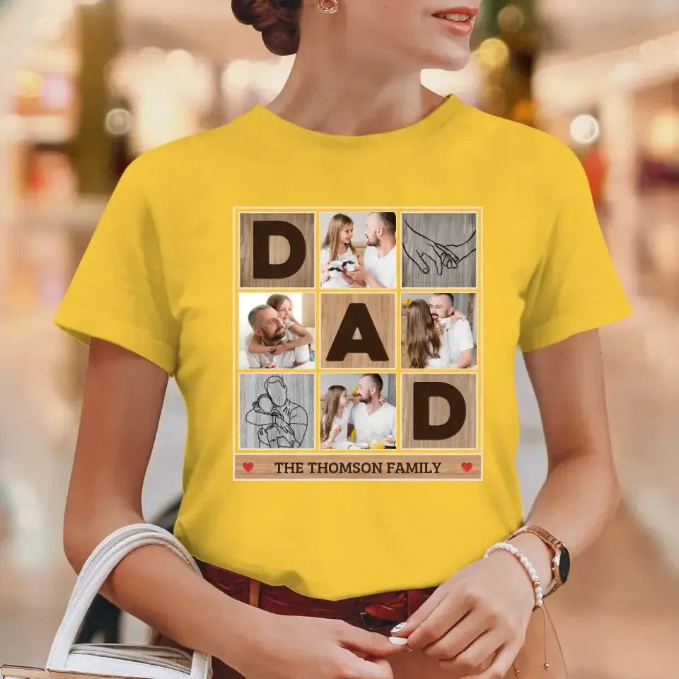 Hold This And Consider It A Big Hug - Personalized Gifts For Dad - Unisex T-Shirt