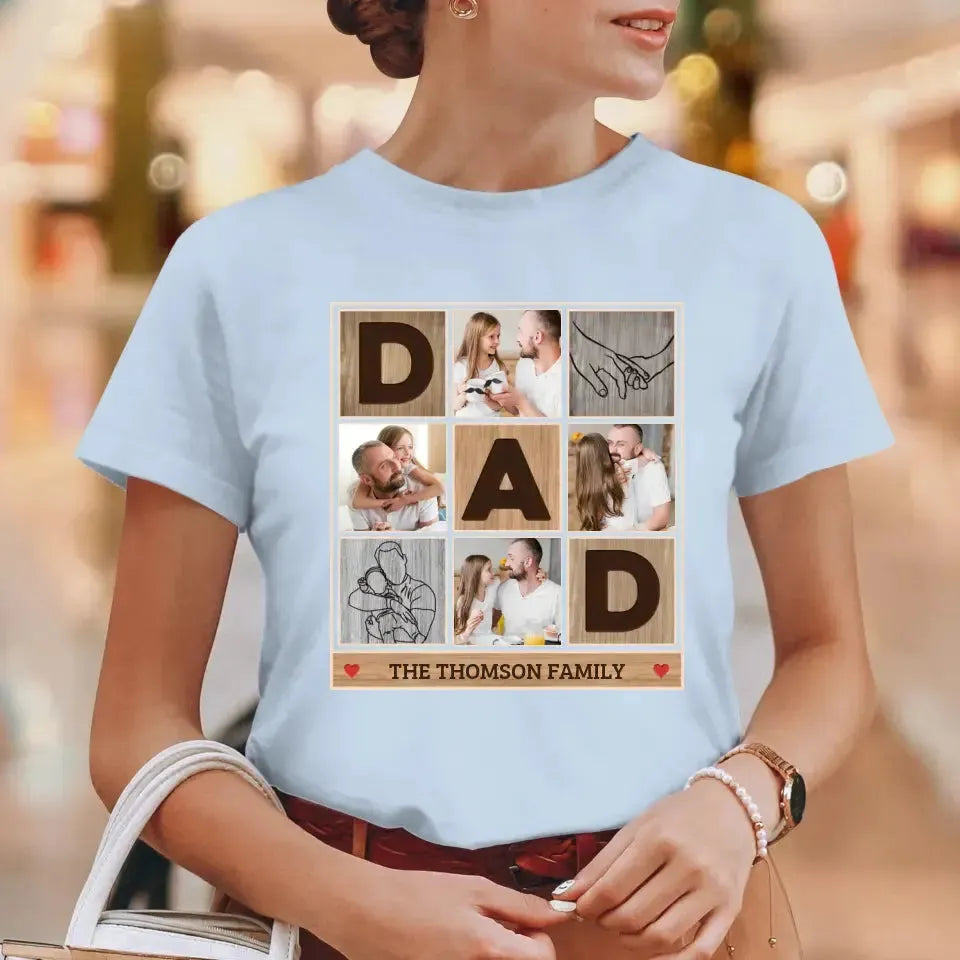 Hold This And Consider It A Big Hug - Personalized Gifts For Dad - Unisex T-Shirt