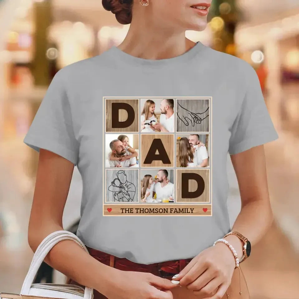 Hold This And Consider It A Big Hug - Personalized Gifts For Dad - Unisex T-Shirt