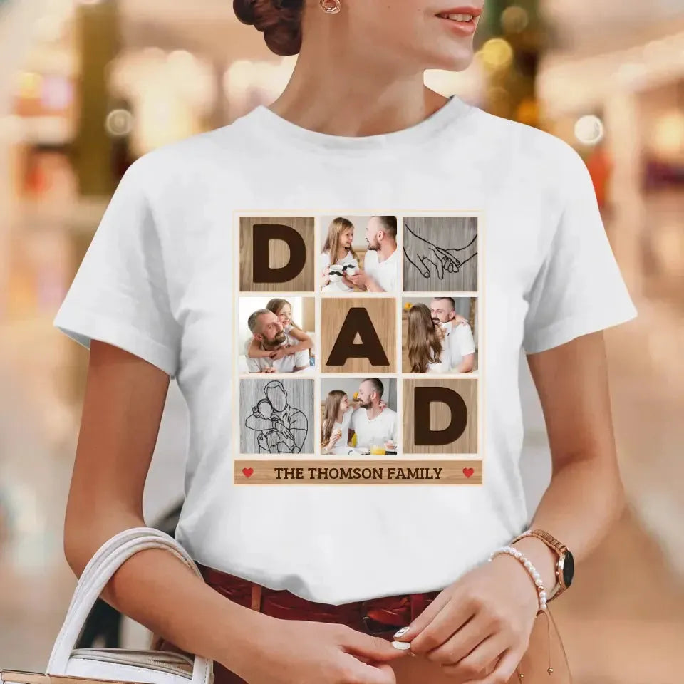 Hold This And Consider It A Big Hug - Personalized Gifts For Dad - Unisex T-Shirt