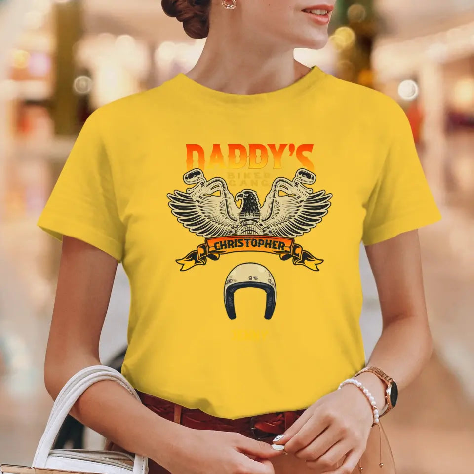 Daddy's Biker Gang - Personalized Gifts For Dad - Unisex Sweater