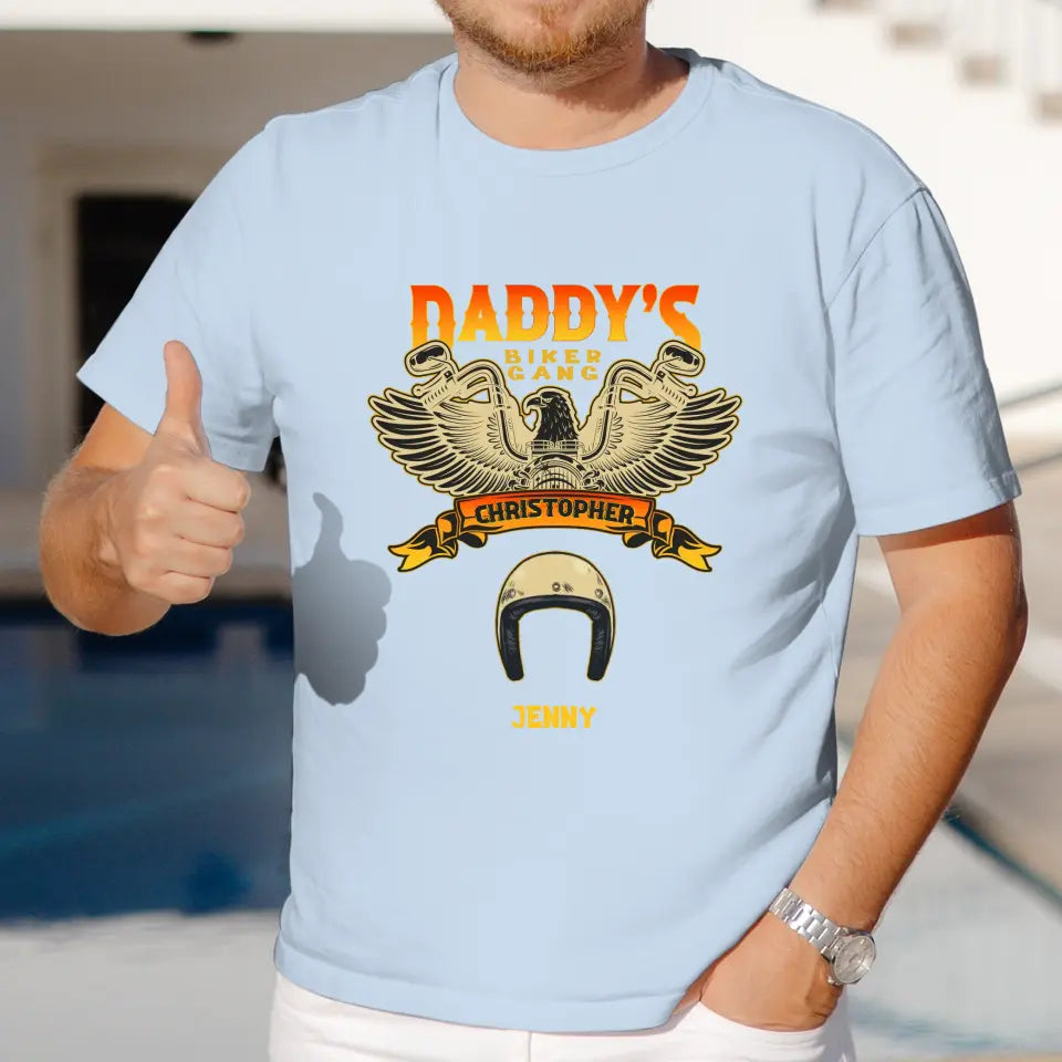 Daddy's Biker Gang - Personalized Gifts For Dad - Unisex Sweater