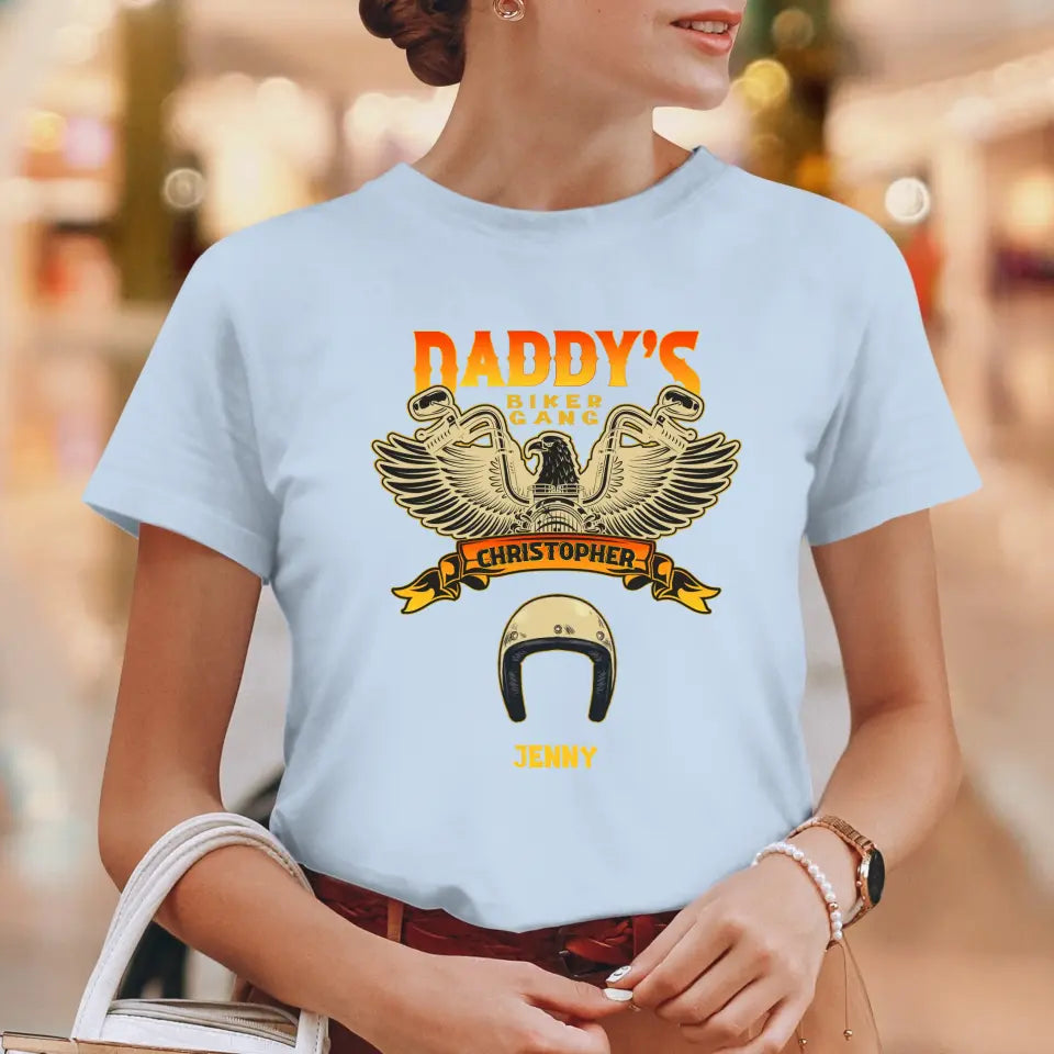 Daddy's Biker Gang - Personalized Gifts For Dad - Unisex Sweater