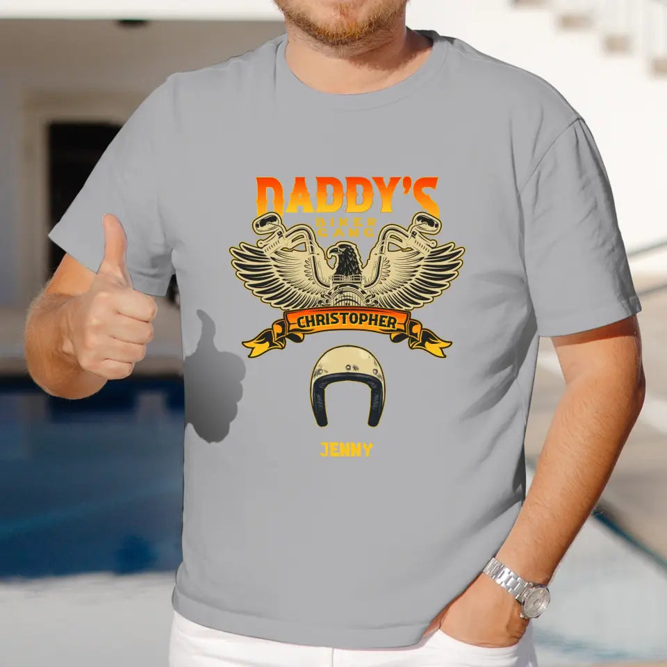 Daddy's Biker Gang - Personalized Gifts For Dad - Unisex Sweater