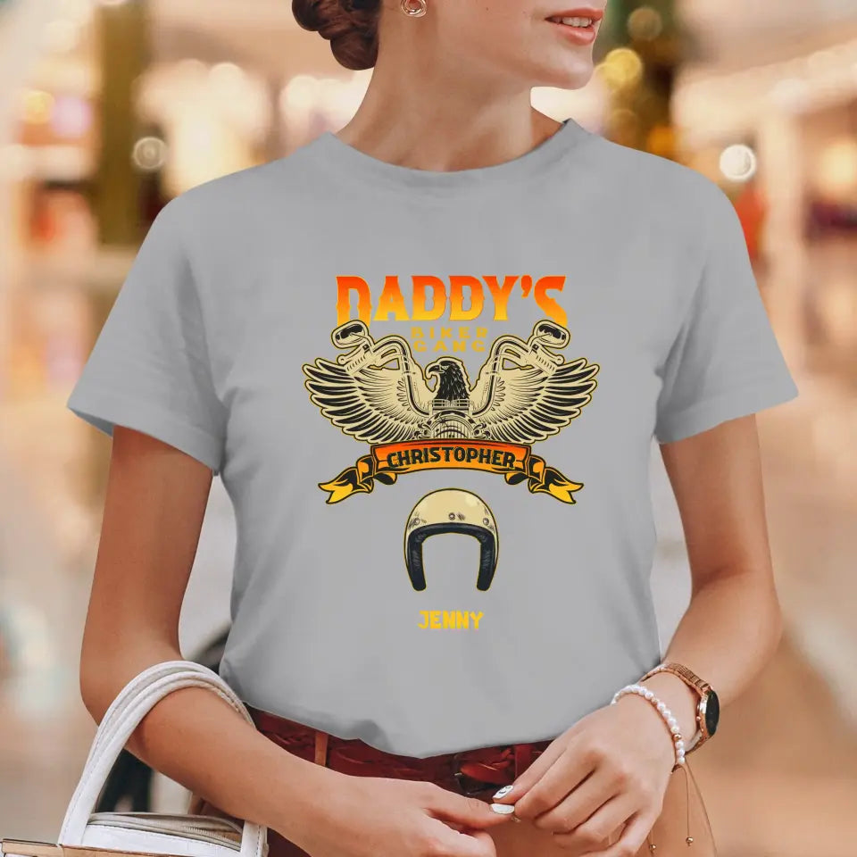 Daddy's Biker Gang - Personalized Gifts For Dad - Unisex Sweater