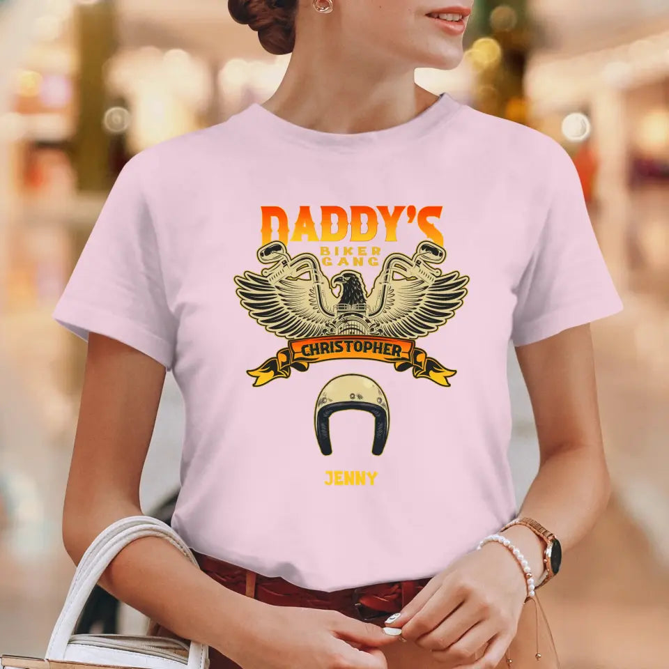 Daddy's Biker Gang - Personalized Gifts For Dad - Unisex Sweater