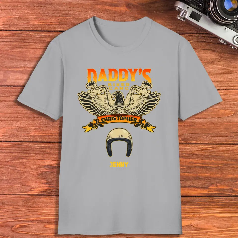 Daddy's Biker Gang - Personalized Gifts For Dad - Unisex Hoodie