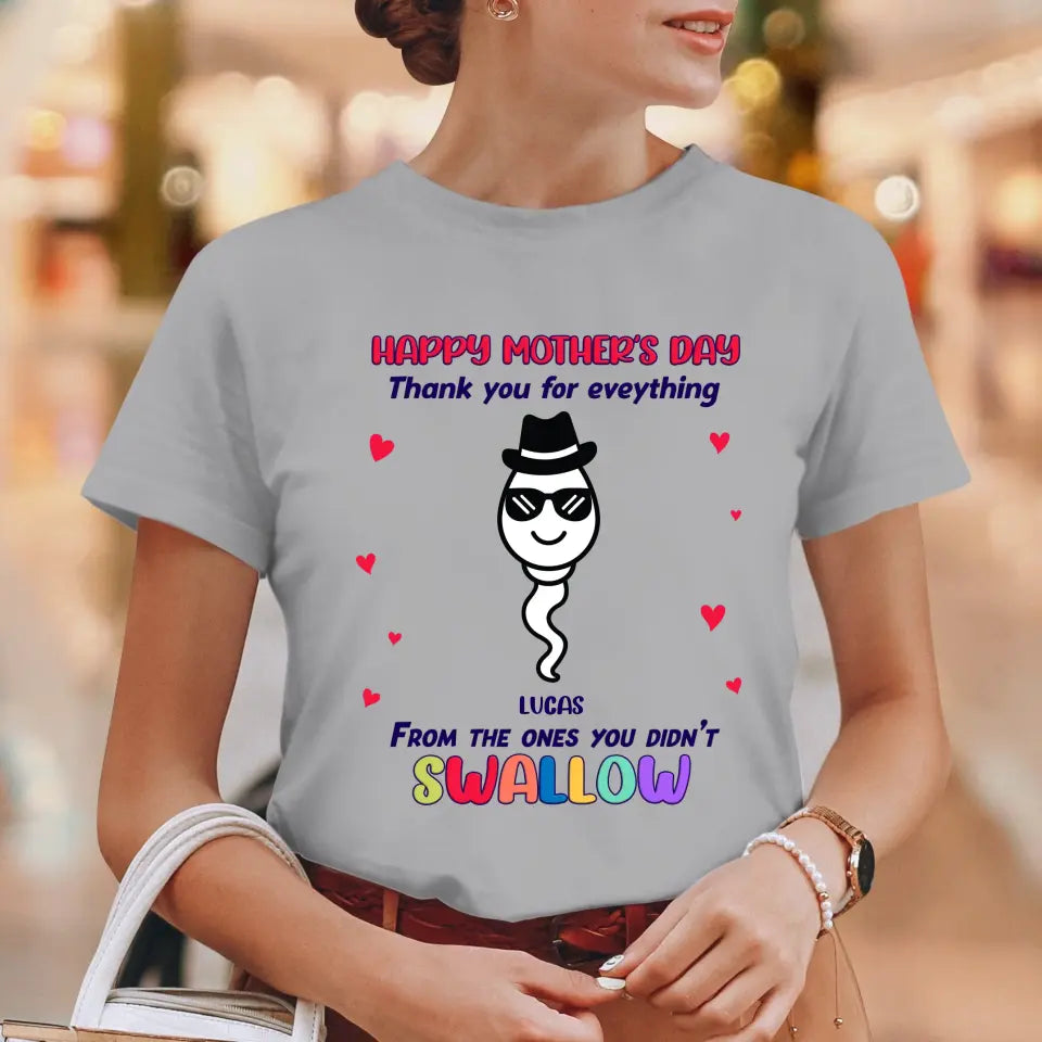 You Didn't Swallow - Custom Name - Personalized Gifts For Mom - Sweater