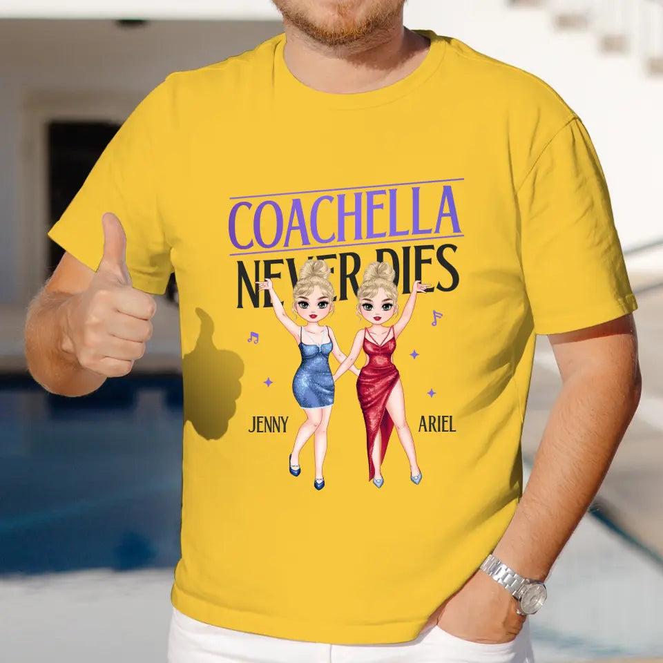 Coachella Never Dies - Personalized Gifts For Her - Unisex Hoodie