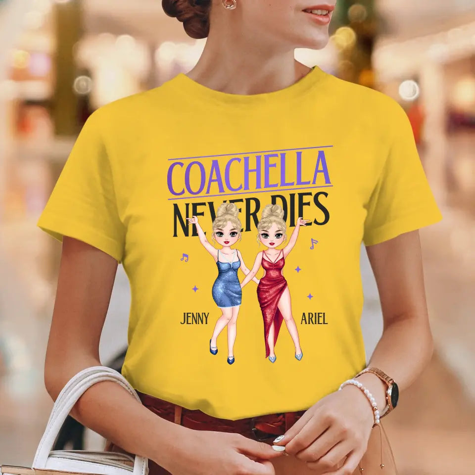 Coachella Never Dies - Personalized Gifts For Her - Unisex Hoodie