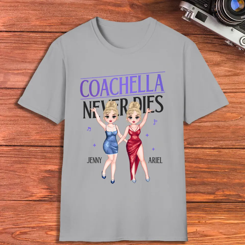 Coachella Never Dies - Personalized Gifts For Her - Unisex Hoodie