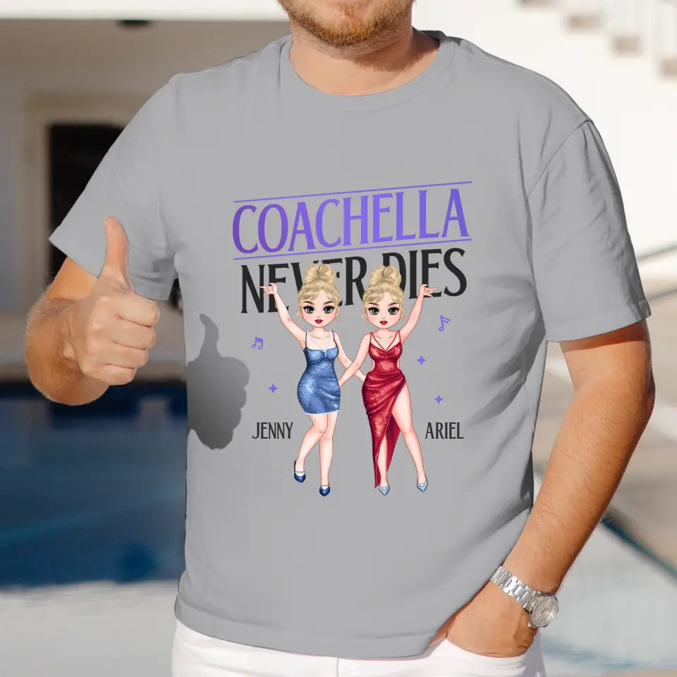 Coachella Never Dies - Personalized Gifts For Her - Unisex Hoodie