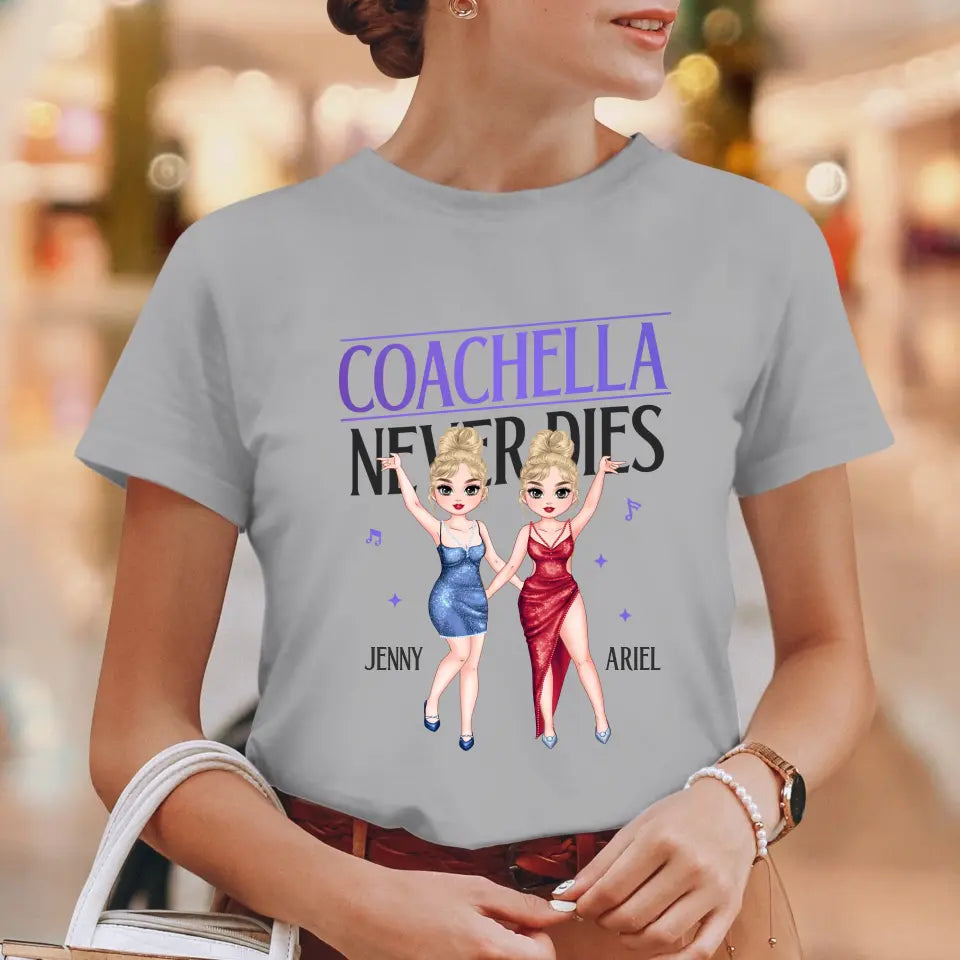 Coachella Never Dies - Personalized Gifts For Her - Unisex Hoodie