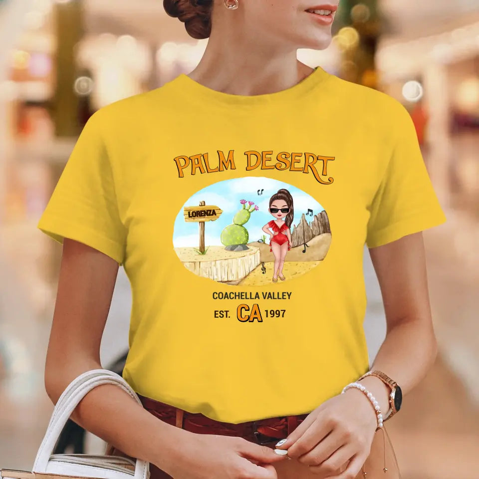 Coachella Palm Desert - Personalized Gifts For Her - Unisex Sweater