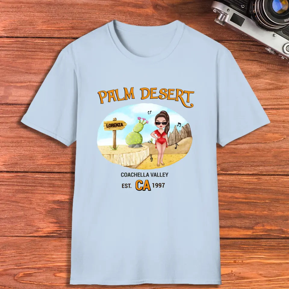 Coachella Palm Desert - Personalized Gifts For Her - Unisex Sweater