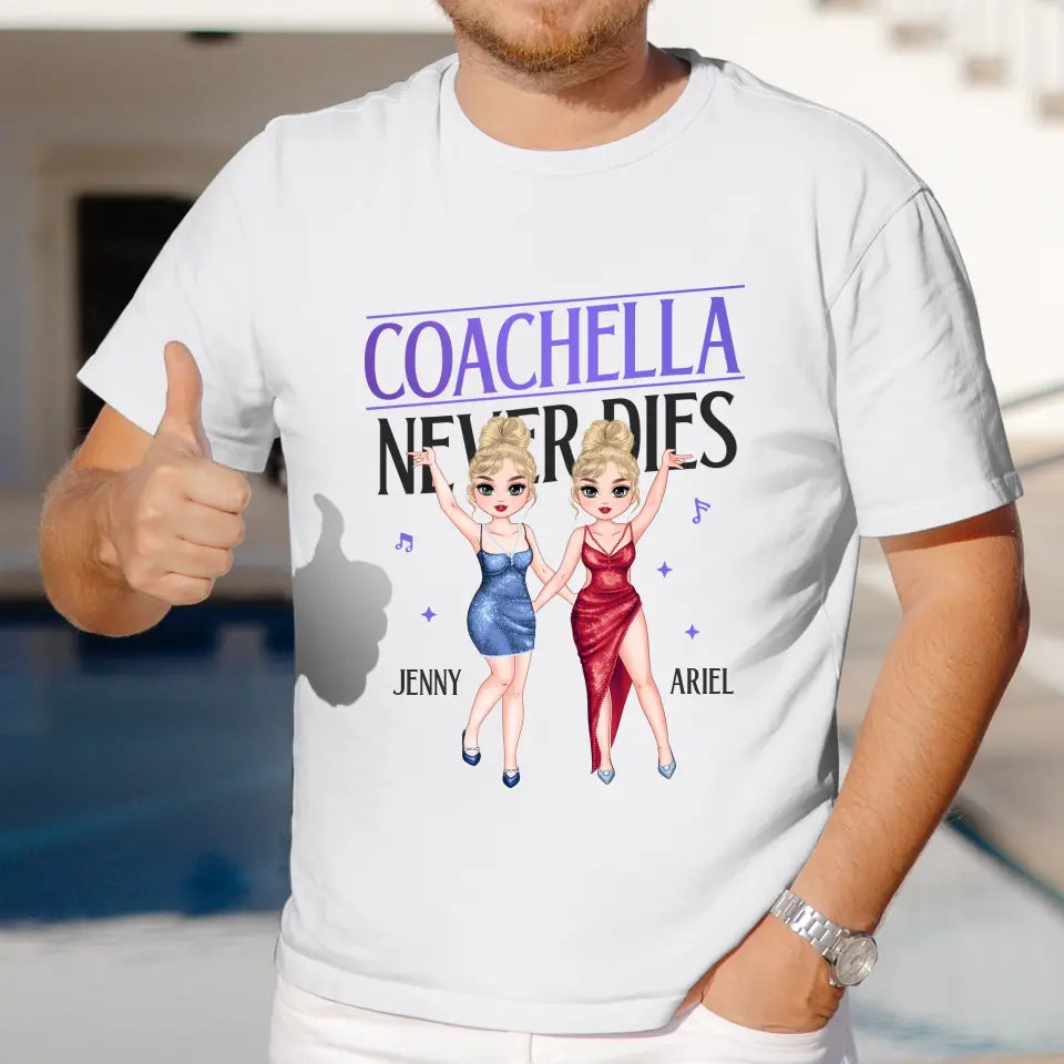 Coachella Never Dies - Personalized Gifts For Her - Unisex Hoodie