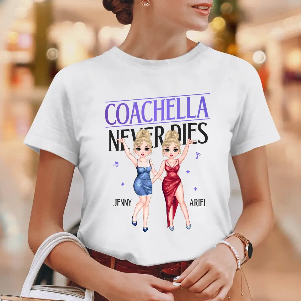 Coachella Never Dies - Personalized Gifts For Her - Unisex Hoodie