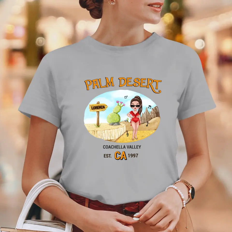 Coachella Palm Desert - Personalized Gifts For Her - Unisex Sweater