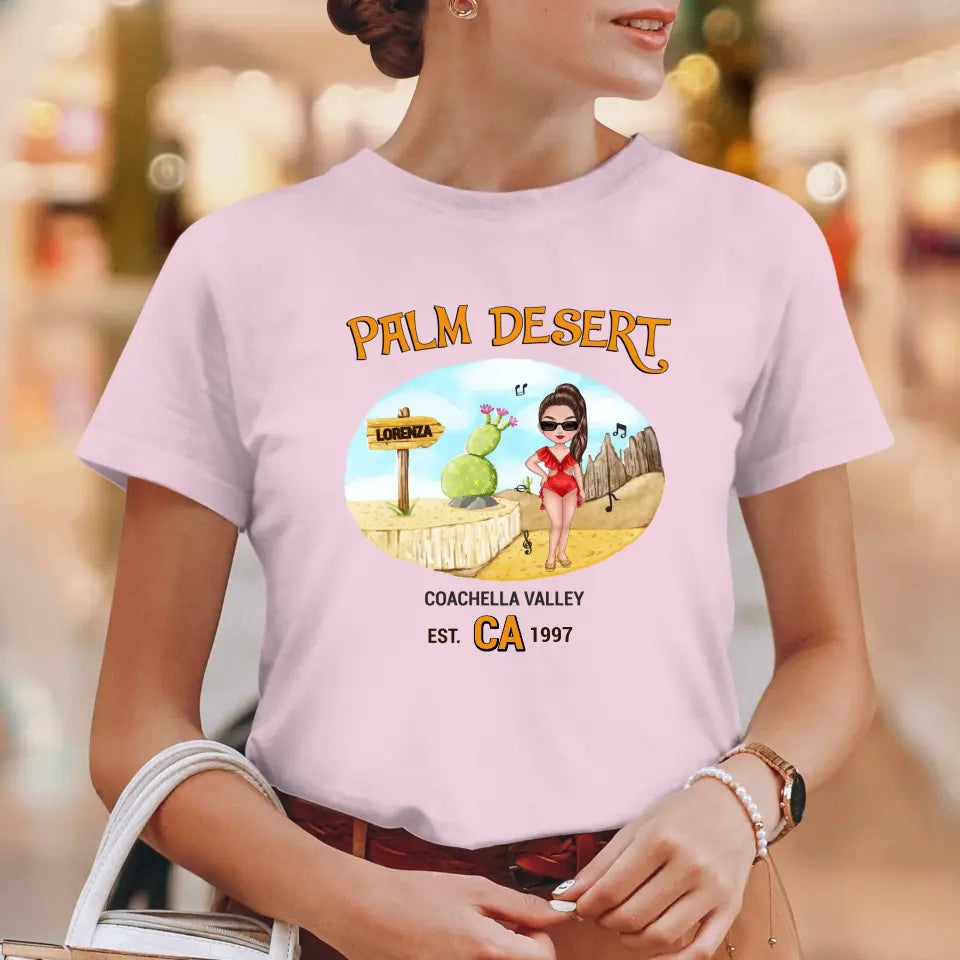 Coachella Palm Desert - Personalized Gifts For Her - Unisex Sweater