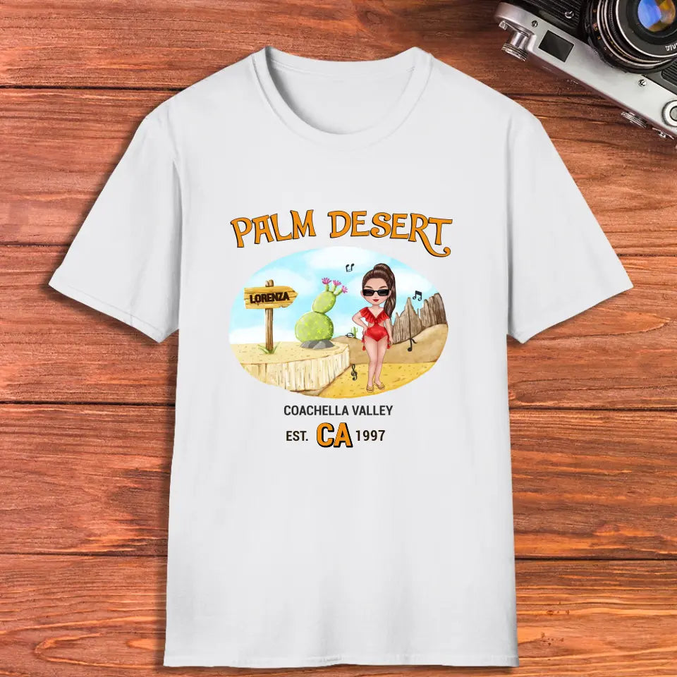 Coachella Palm Desert - Personalized Gifts For Her - Unisex Sweater