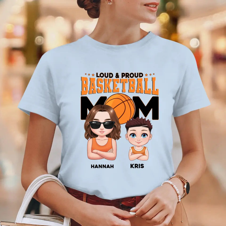 Basketball Mom - Custom Name - Personalized Gifts For Mom - Sweater