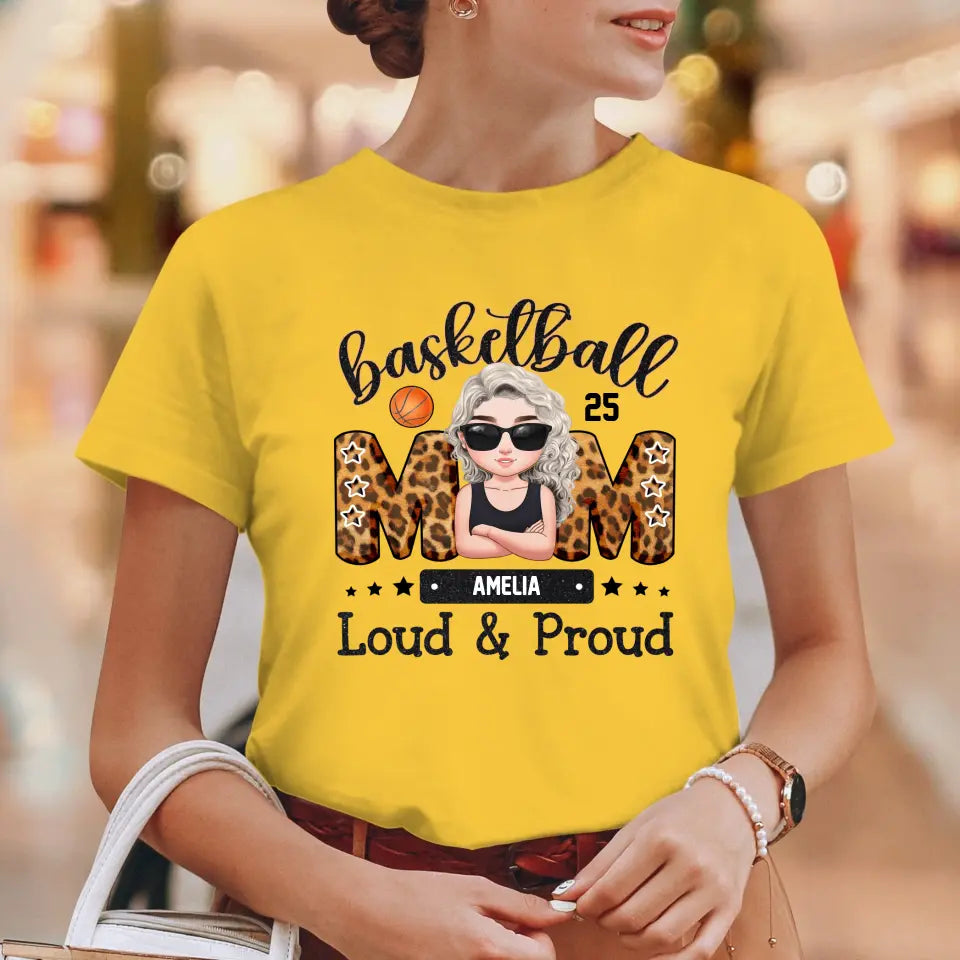 Loud and Proud Mom - Custom Name - Personalized Gifts For Mom - T-Shirt