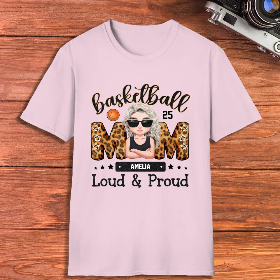 Loud and Proud Mom - Custom Name - Personalized Gifts For Mom - T-Shirt