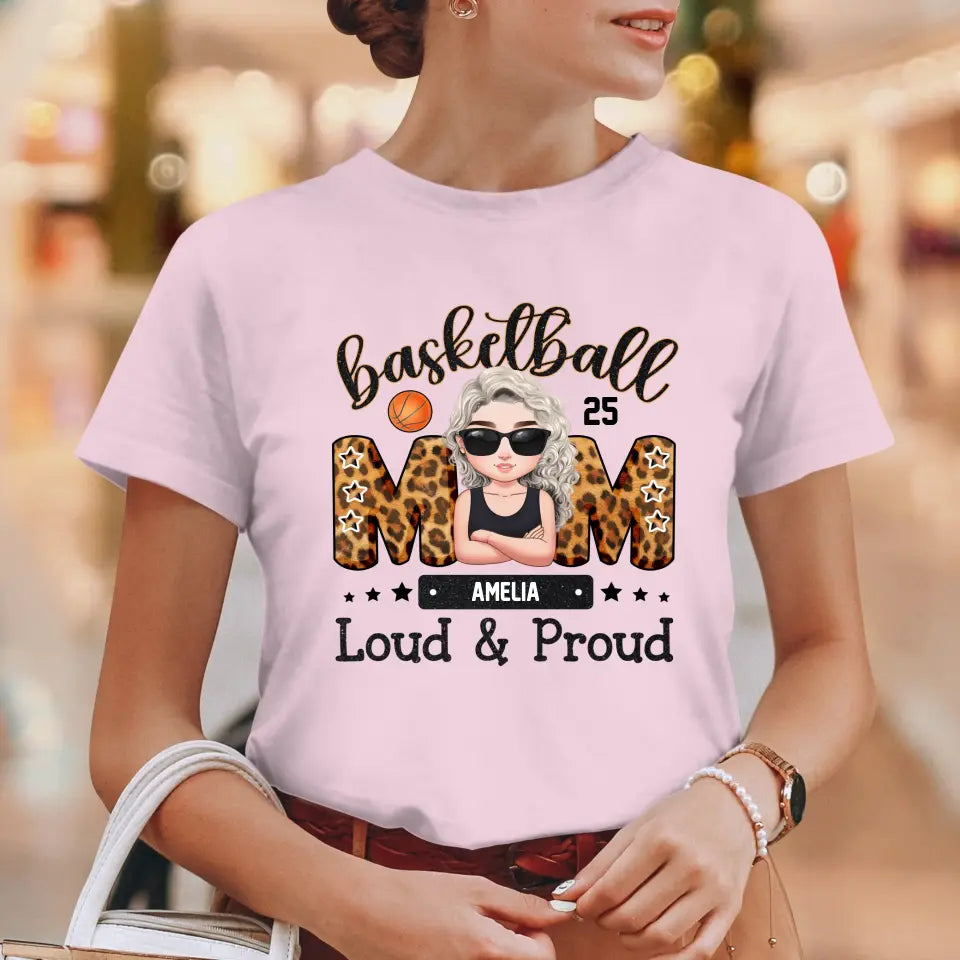 Loud and Proud Mom - Custom Name - Personalized Gifts For Mom - T-Shirt