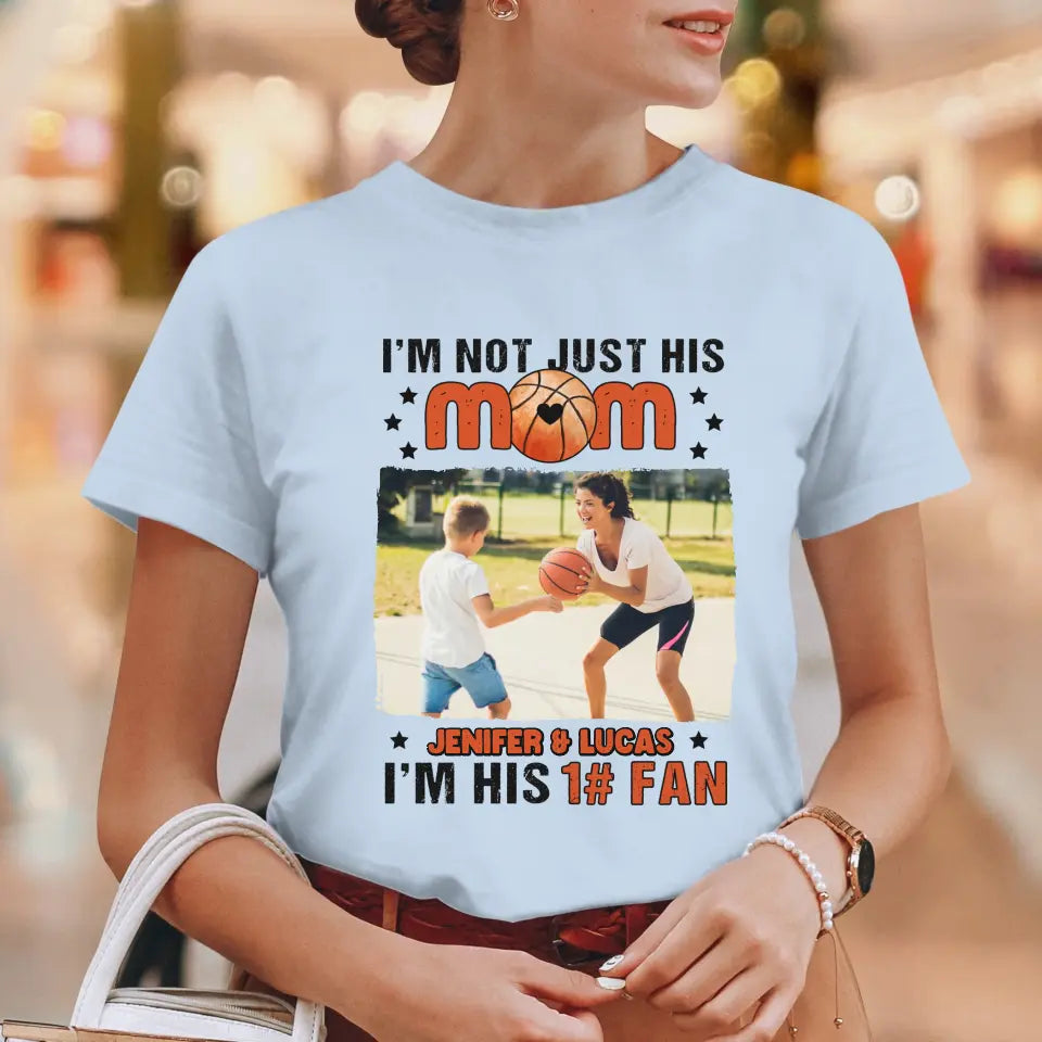 I'm Not Just His Mom  - Custom Photo - Personalized Gifts For Mom - Hoodie