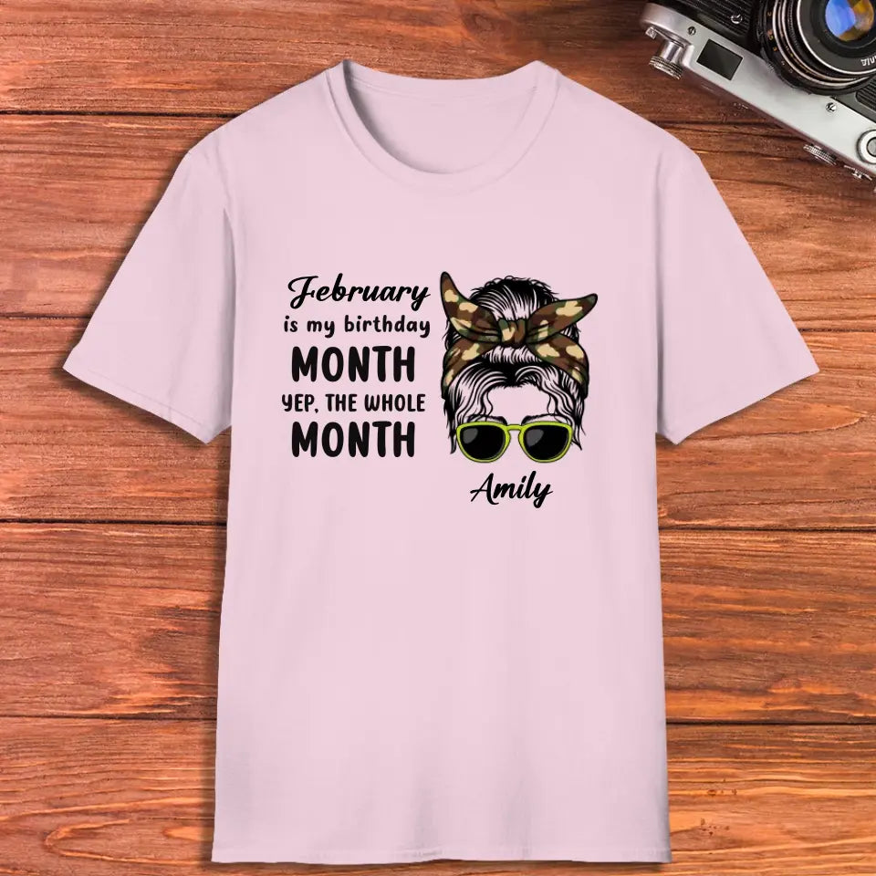 My Birthday Month  - Custom Month - Personalized Gifts For Mom - Sweater