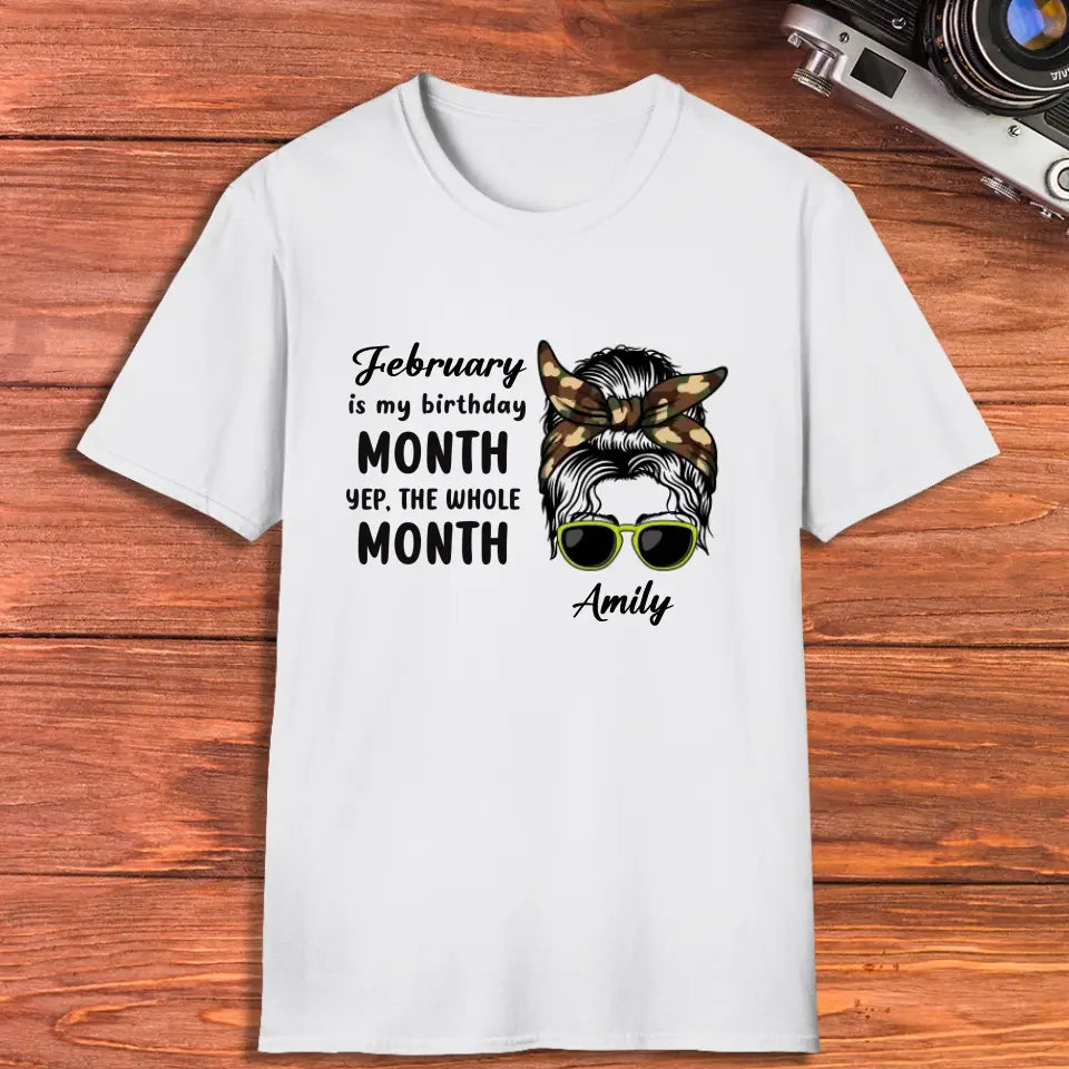 My Birthday Month  - Custom Month - Personalized Gifts For Mom - Sweater