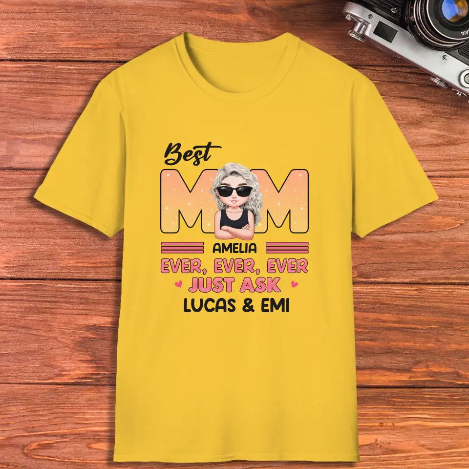 Best Mom Ever Ever Ever - Custom Name - Personalized Gifts For Mom - Sweater