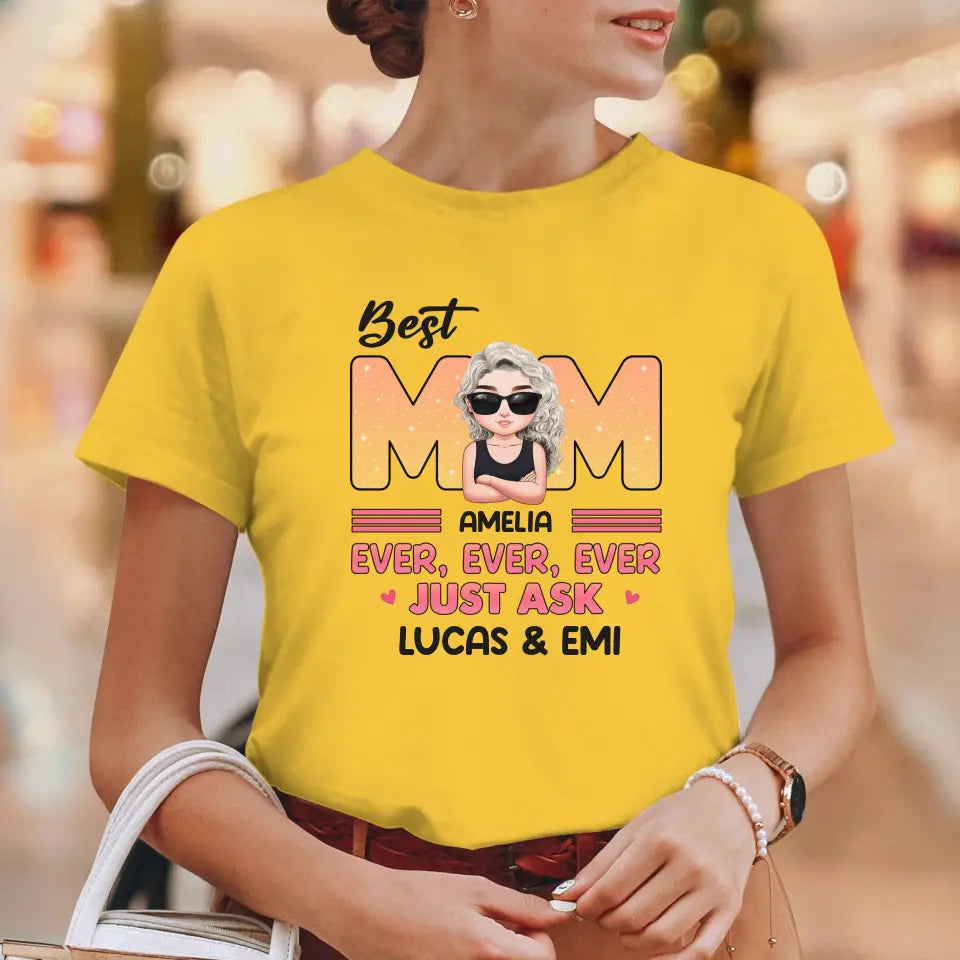 Best Mom Ever Ever Ever - Custom Name - Personalized Gifts For Mom - Sweater