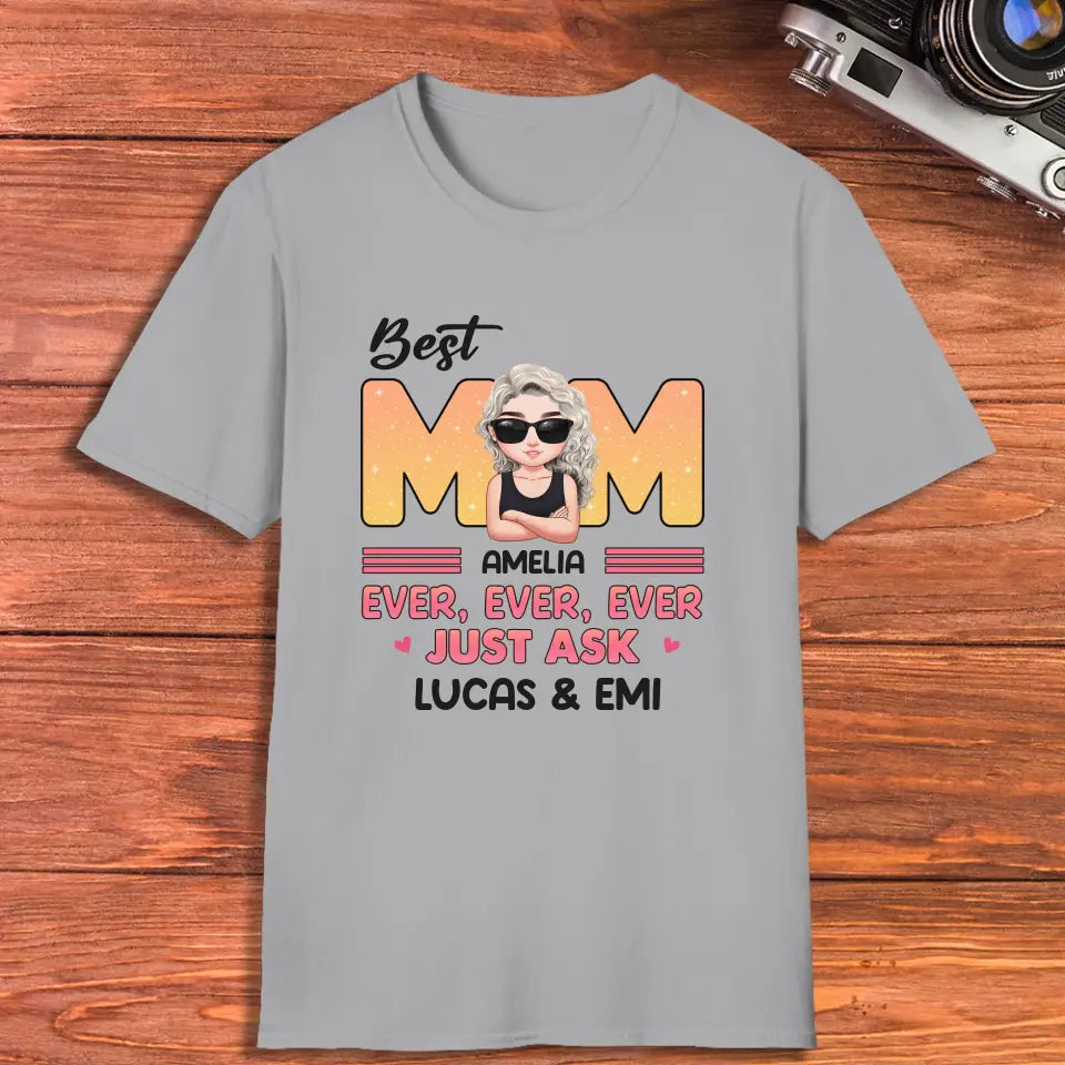 Best Mom Ever Ever Ever - Custom Name - Personalized Gifts For Mom - Sweater