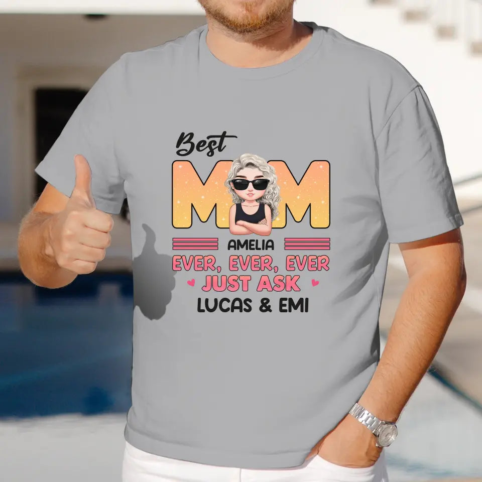 Best Mom Ever Ever Ever - Custom Name - Personalized Gifts For Mom - Sweater