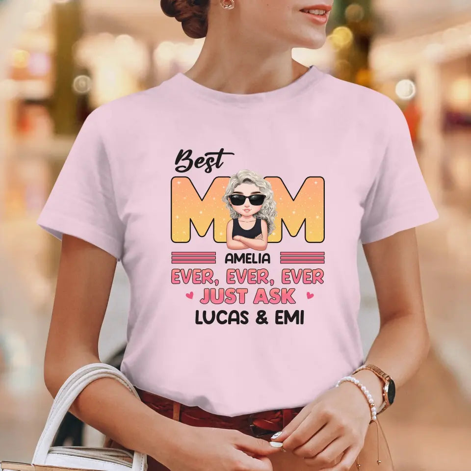 Best Mom Ever Ever Ever - Custom Name - Personalized Gifts For Mom - Sweater