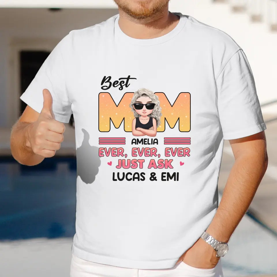 Best Mom Ever Ever Ever - Custom Name - Personalized Gifts For Mom - Sweater