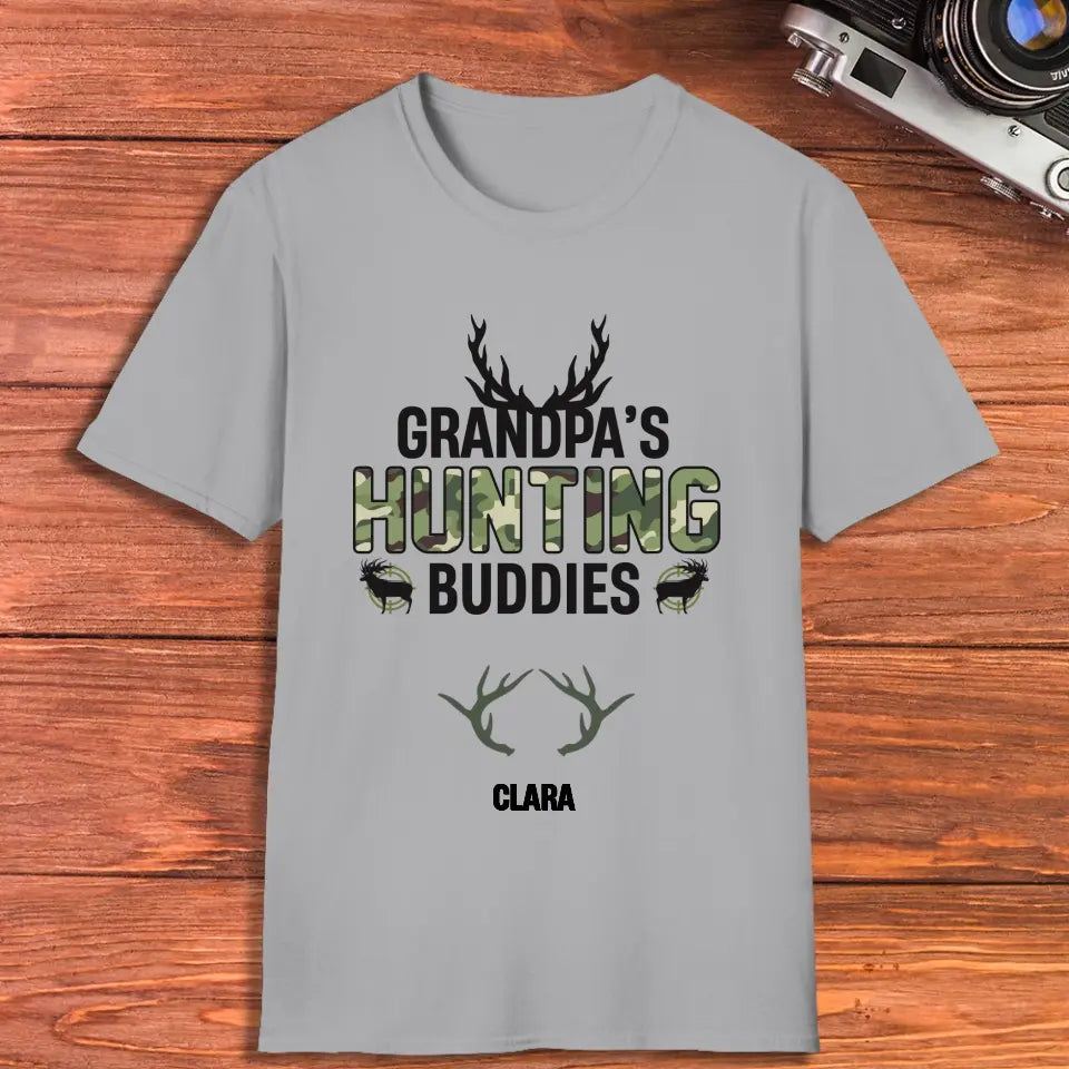 Grandpa's Hunting Buddies - Custom Name - Personalized Gifts For Grandpa - Sweater