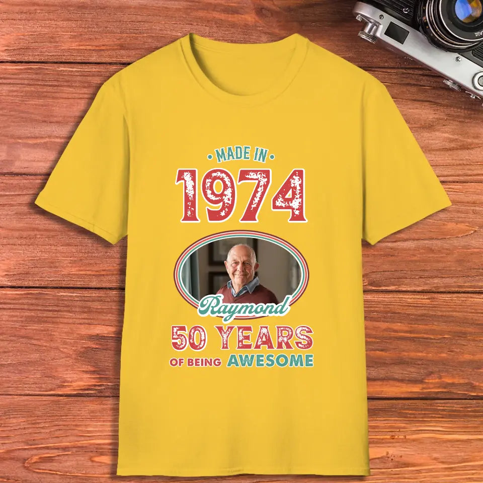 Being Awesome  - Personalized Gifts For Grandpa - Unisex T-Shirt